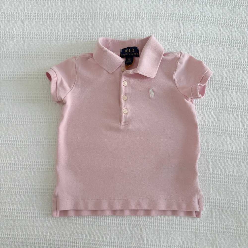 Ralph Lauren Light Pink Girl Polo Shirt